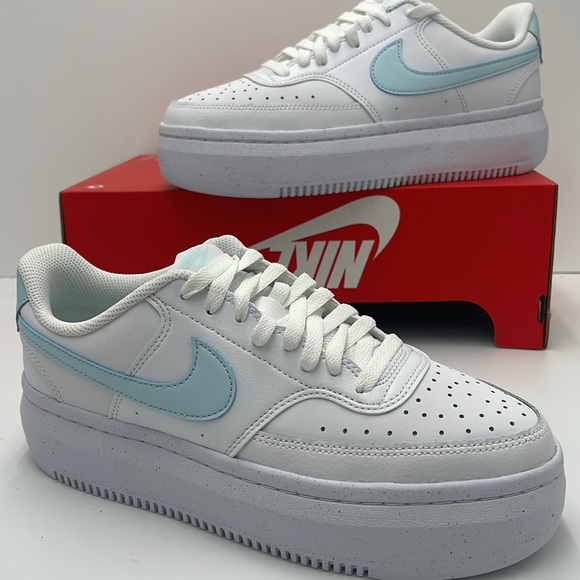 Nike Court Vision Alta
Women' Shoes
White/Glacier Blue
Style DZ5394-101 Platform - Picture 16 of 16